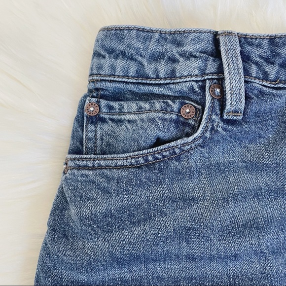 WE THE FREE Free People Zip UP Jean Skirt Copper Blue Size 26 OB841640 - Picture 6 of 10